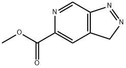 3H-Pyrazolo[3,4-c]pyridine-5-carboxylic acid, Methyl ester Struktur