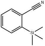 2-TRIMETHYLYSILYLBENZONITRILE Struktur