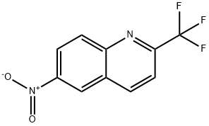 6-NITRO-2-TRIFLUOROMETHYLQUINOLINE Struktur