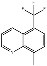 8-METHYL-5-(TRIFLUOROMETHYL)QUINOLINE Struktur