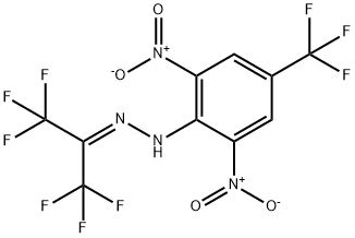 N-(1,1,1,3,3,3-hexafluoropropan-2-ylideneamino)-2,6-dinitro-4-(trifluo romethyl)aniline Struktur