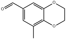 1,4-Benzodioxin-6-carboxaldehyde,  2,3-dihydro-8-methyl- Struktur