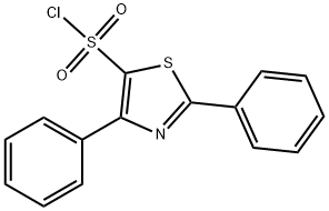 2,4-DIPHENYL-1,3-THIAZOLE-5-SULFONYL CHLORIDE Struktur