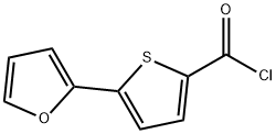 5-(2-FURYL)THIOPHENE-2-CARBONYL CHLORIDE 97+% Struktur