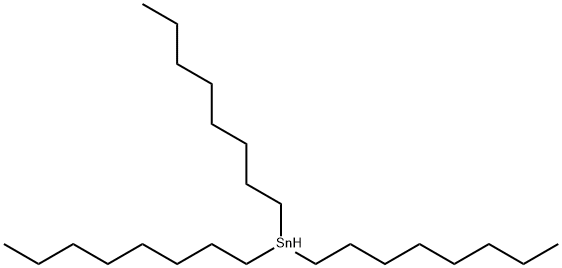 TRI-N-OCTYLTIN HYDRIDE Struktur