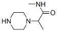 1-Piperazineacetamide,N,-alpha--dimethyl-(9CI) Struktur