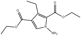 diethyl 1-aMino-3-ethyl-1H-pyrrole-2,4-dicarboxylate Struktur