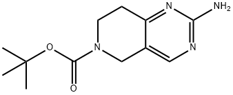 YRIDO[4,3-D]PYRIMIDINE-6(5H)-CARBOXYLIC ACID, 2-AMINO-7,8-DIHYDRO-, 1,1-DIMETHYLETHYL ESTER Struktur