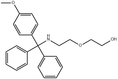 2-(2-(MONOMETHOXYTRITYLAMINO)ETHOXY)ETHANOL Struktur