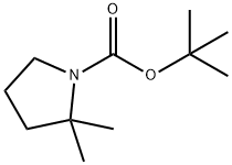 1-Boc-2,2-diMethylpyrrolidine Struktur