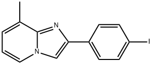 2-(4-IODO-PHENYL)-8-METHYL-IMIDAZO[1,2-A]PYRIDINE Struktur