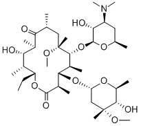 6-O-methylerythromycin B Struktur