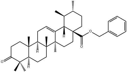 Ursonic acid benzyl ester Struktur