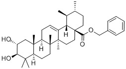 Corosolic acid benzyl ester Struktur