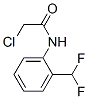 ACETAMIDE, 2-CHLORO-N-[2-(DIFLUOROMETHYL)PHENYL]- Struktur