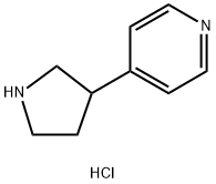 4-PYRROLIDIN-3-YLPYRIDINE HYDROCHLORIDE Struktur