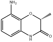 (2R)-8-AMINO-2-METHYL-2H-1,4-BENZOXAZIN-3(4H)-ONE Struktur