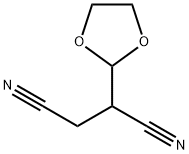 Butanedinitrile,  1,3-dioxolan-2-yl-  (9CI) Struktur