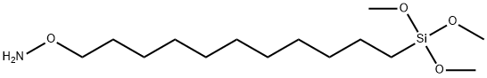 11-(O-HYDROXYLAMINE)UNDECYLTRIMETHOXYSILANE Struktur