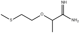 Propanimidamide,  2-[2-(methylthio)ethoxy]- Struktur