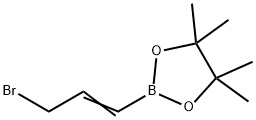 trans-3-bromo-1-propen-1-ylboronic acid pinacol ester Struktur