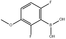 2,6-Difluoro-3-methoxybenzeneboronic acid Struktur