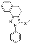 3-METHYLTHIO-2-PHENYL-4,5-DIHYDRO-2H-BENZO[G]INDAZOLE Struktur