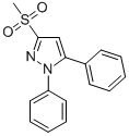 1,5-DIPHENYL-3-METHANESULFONYL-1H-PYRAZOLE Structure