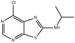 (7-CHLOROTHIAZOLO[5,4-D]PYRIMIDIN-2-YL)ISOPROPYLAMINE Struktur