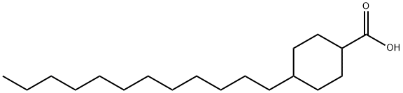 4-N-DODECYLCYCLOHEXANECARBOXYLIC ACID Struktur