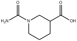 1-(aminocarbonyl)piperidine-3-carboxylic acid(SALTDATA: HCl) Struktur