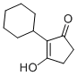 2-CYCLOHEXYL-3-HYDROXYCYCLOPENT-2-ENONE Struktur