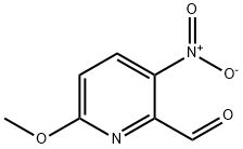 6-METHOXY-3-NITROPYRIDINE-2-CARBALDEHYDE Struktur