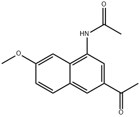 N-(3-acetyl-7-Methoxynaphthalen-1-yl)acetaMide Struktur