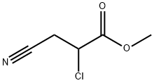 Propanoic acid, 2-chloro-3-cyano-, methyl ester (9CI) Struktur