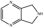 6,7-dihydro-5H-pyrrolo[3,4-b]pyrazine Struktur