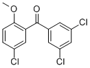 (5-CHLORO-2-METHOXYPHENYL)-(3,5-DICHLOROPHENYL)METHANONE Struktur