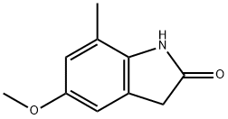 5-METHOXY-7-METHYL-2-OXYINDOLE Struktur