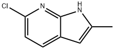 1H-Pyrrolo[2,3-b]pyridine, 6-chloro-2-Methyl- Struktur