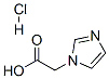 1H-Imidazole-1-acetic acid hydrochloride Struktur