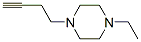 Piperazine, 1-(3-butynyl)-4-ethyl- (9CI) Struktur