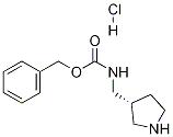 R-3-(CBZ-AMINOMETHYL)-PYRROLIDINE-HCl Struktur