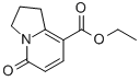 5-OXO-1,2,3,5-TETRAHYDRO-INDOLIZINE-8-CARBOXYLIC ACID ETHYL ESTER Struktur