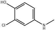 Phenol,  2-chloro-4-(methylamino)- Struktur