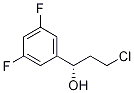 (1S)-3-chloro-1-(3,5-difluorophenyl)propan-1-ol Struktur