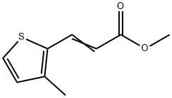 METHYL 3-(3-METHYL-2-THIENYL)ACRYLATE Struktur