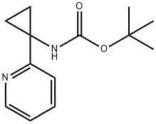 2-[1-(Boc-aMino)cyclopropyl]pyridine Struktur