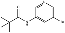 N-(5-BROMO-PYRIDIN-3-YL)-2,2-DIMETHYL-PROPIONAMIDE Struktur