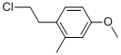 1-(2-CHLOROETHYL)-4-METHOXY-2-METHYLBENZENE Struktur