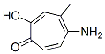 2,4,6-Cycloheptatrien-1-one,  5-amino-2-hydroxy-4-methyl- Struktur